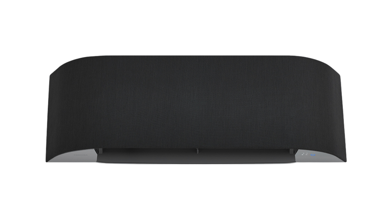 Toshiba Haori airco design wandunit stoffen bekleding